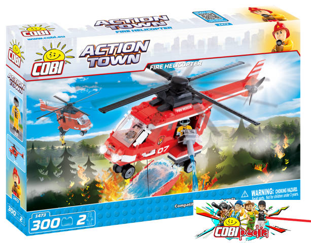 Cobi 1473 Fire Helicopter 